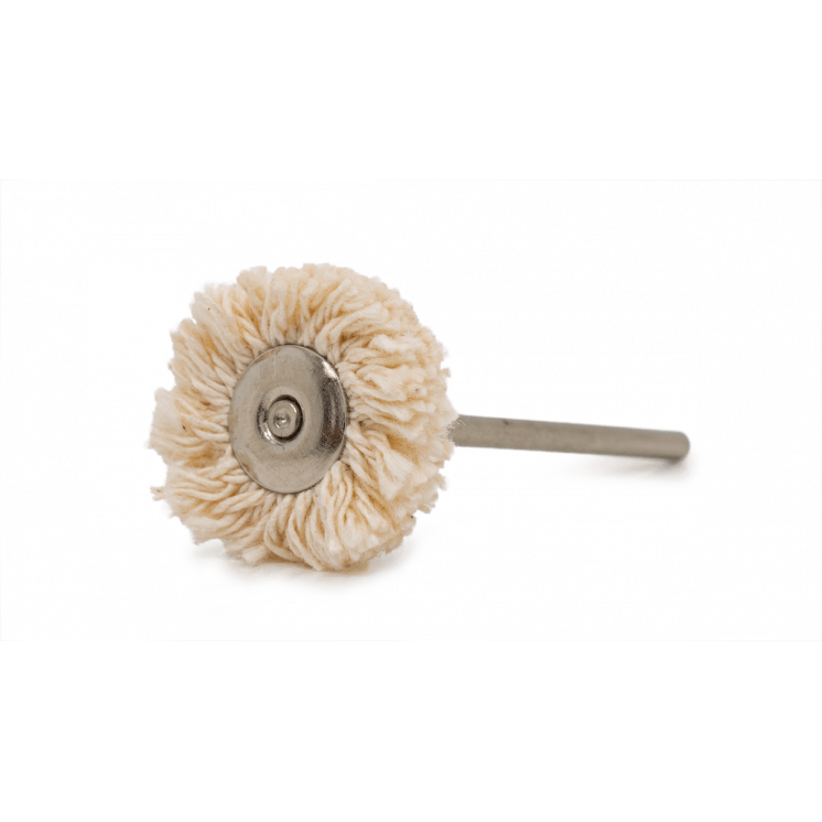 HATHO - Brossette de polissage, fil de coton, tige HP, Ø22 mm