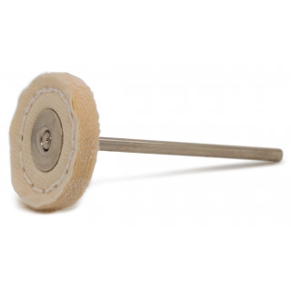 HATHO - Brossette de polissage, toile de coton, cousue, tige HP, Ø22 mm