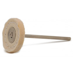 HATHO - Brossette de polissage, toile de coton, cousue, tige HP, Ø22 mm