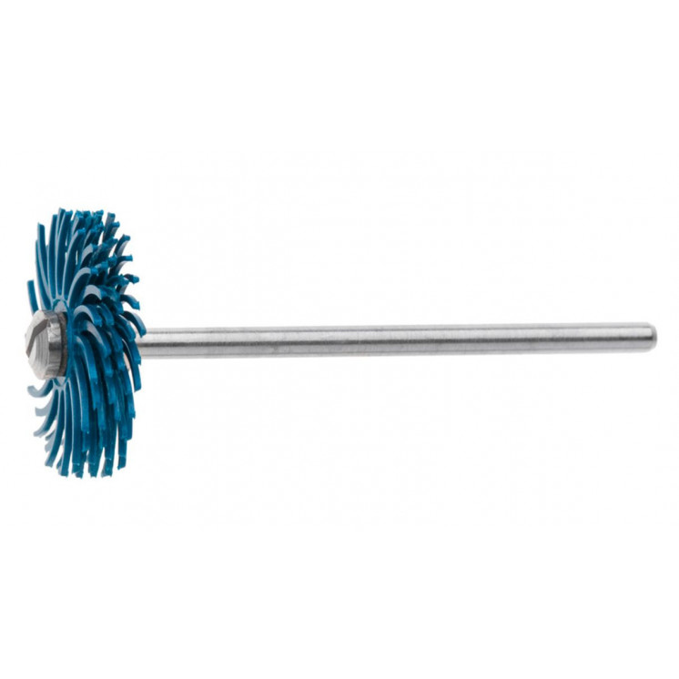 HATHO - Brossette de polissage en polyamide avec abrasif intégré, fin