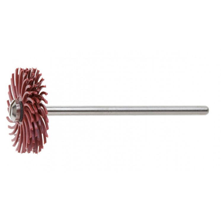 HATHO - Brossette de polissage en polyamide avec abrasif intégré, moyen