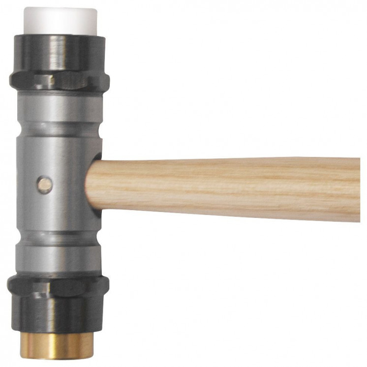 BERGEON - Marteau bi-matériaux pour horlogers avec embouts en laiton et en matière synthétique