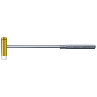 BECO TECHNIC - Marteau en aluminium, tête laiton et nylon