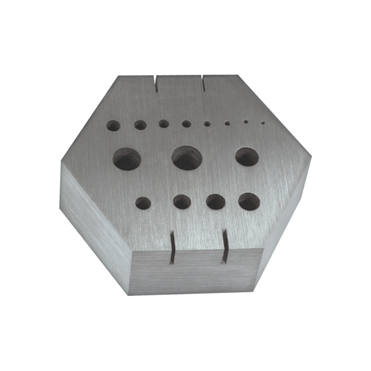 BECO TECHNIC - Enclume à riveter en acier, hexagonale, 15 trous, 4 incisions