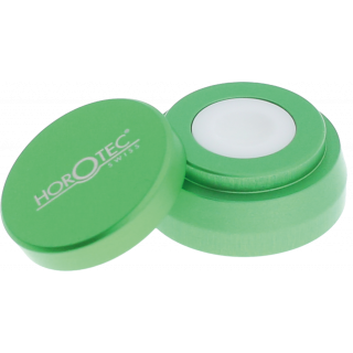 HOROTEC - Huilier en aluminium eloxé avec godets en céramique, vert, grand