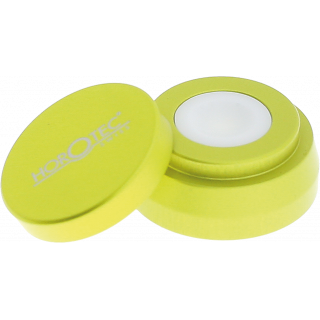 HOROTEC - Huilier en aluminium eloxé avec godets en céramique, jaune, très grand