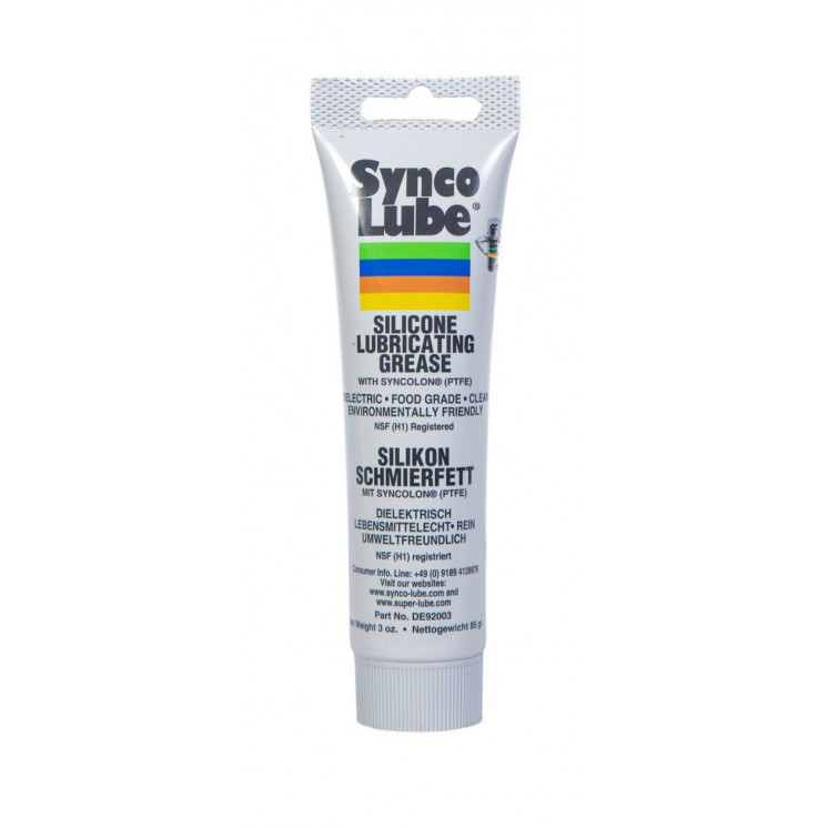 SYNCO LUBE - 92003 - Graisse lubrifiante au silicone avec PTFE, idéale pour les joints toriques et d'étanchéité