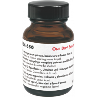 HOROTEC - Solution de nettoyage ONE-DIP® pour spiraux et pièces horlogères, 50 ml