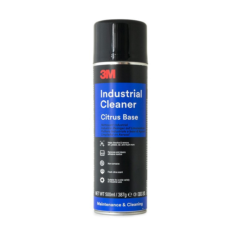 3M - Industrial Cleaner, dissolvant pour adhésif en aérosol, 500ml