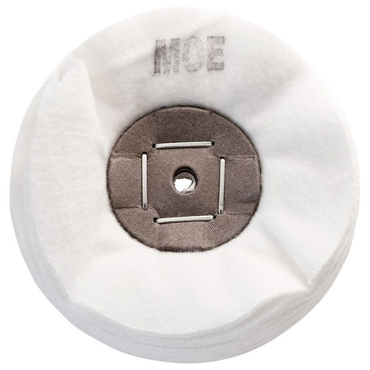 MERARD - Disque de finition MOE en coton, blanc, Ø100x20mm