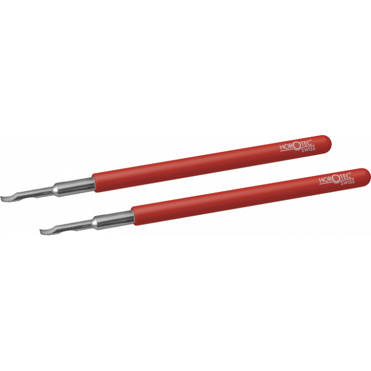 HOROTEC - Paire de leviers pour aiguilles avec embouts de 2.5 mm
