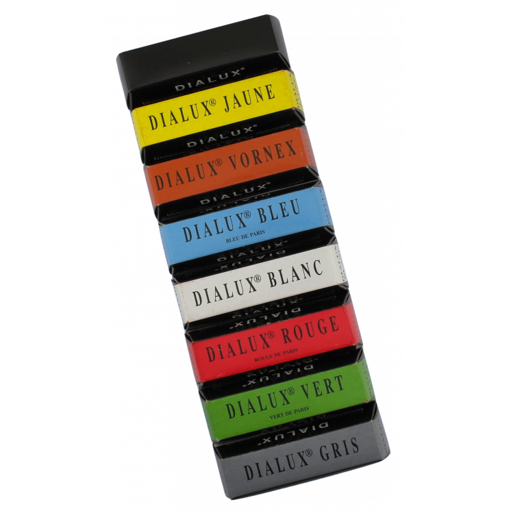 PACK DIALUX - Assortiment de 8 pâtes à polir pour tous métaux