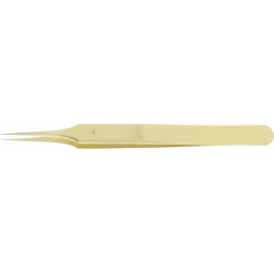 HOROTEC - Brucelles à pointes longues et fines pour spiraux, laiton, N°4