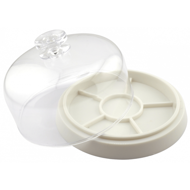 PRATICO - Cloche et plateau de démontage en plastique