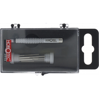 HOROTEC - Outil chasse-goupilles avec manche en laiton nickelé mat et enclume en acier inoxydable