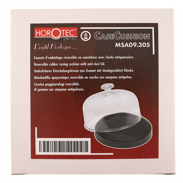 HOROTEC - Coussin d'emboîtage réversible avec cloche antipoussière (09.305)