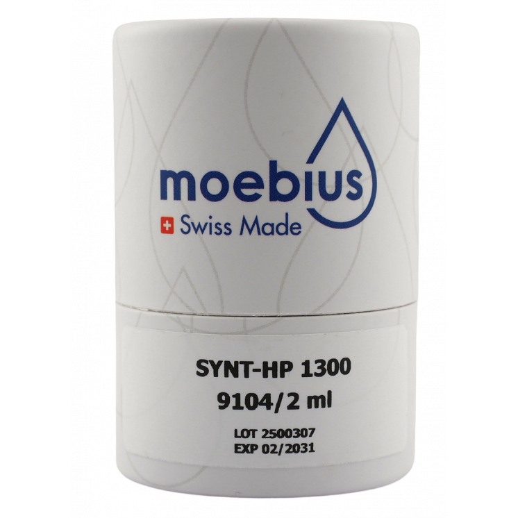MOEBIUS - 9104 Synt-HP 1300 - Huile de synthèse haute pression pour la mécanique de précision, 2ml