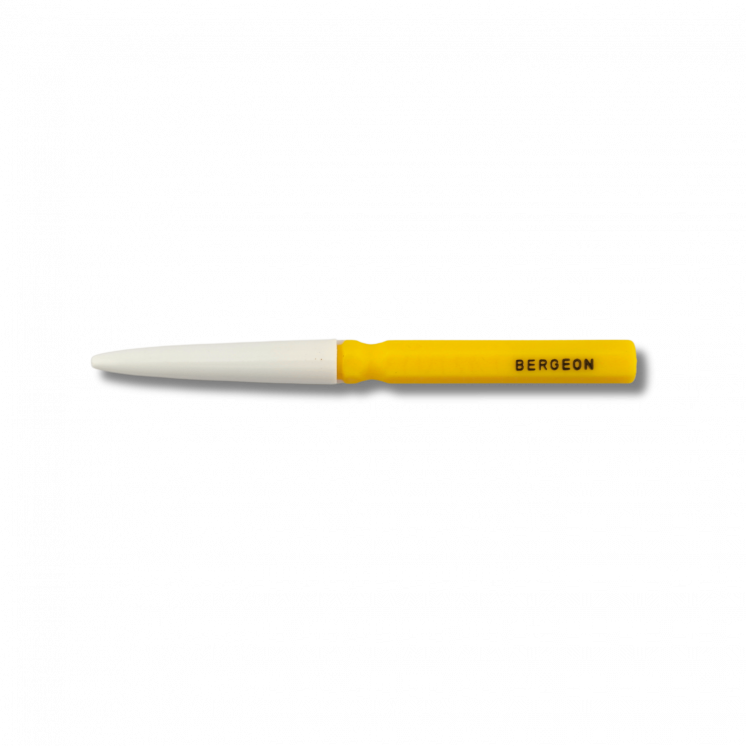 BERGEON - Pique-huile d'horloger plastique, très gros, jaune