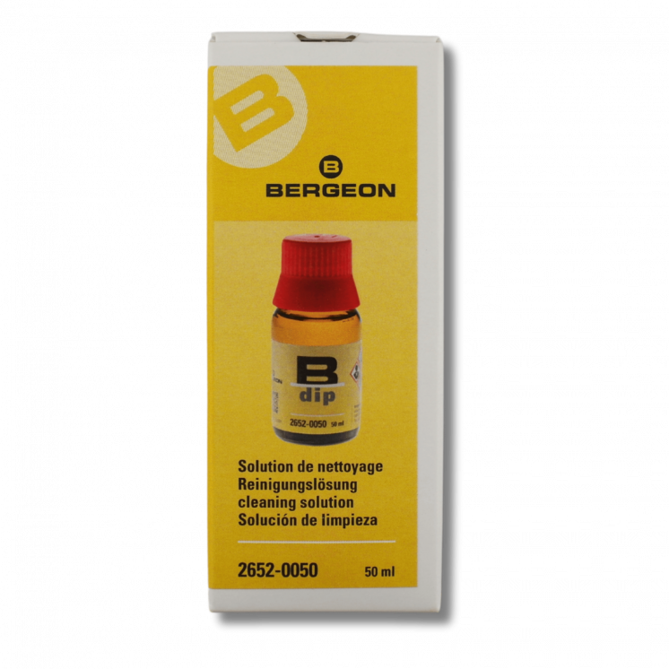 BERGEON - Solution de nettoyage B-Dip, flacon de 50ml