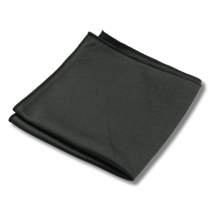 BERGEON - Microfibre 25x25cm, pour le nettoyage et le polissage des montres, noir